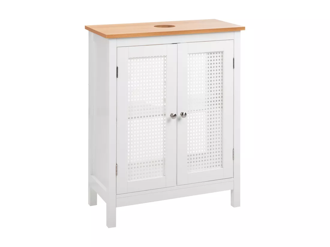 Meuble de salle de bain ALAMOS 60 cm 30 cm 75 cm Blanc