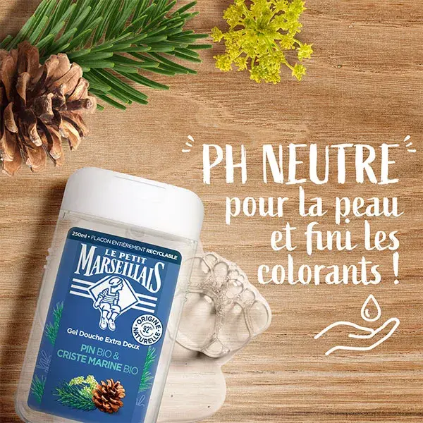 Le Petit Marseillais Gel Douche Extra Doux Pin et Criste Marine 250ml