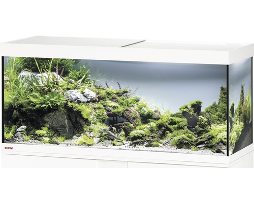 EHEIM Vivaline 240 aquarium met LED-verlichting, verwarming, filter, zonder kast, wit