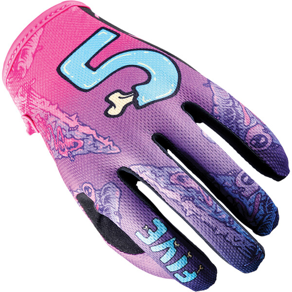 Five - Gants MXF4 Graphics Slice Violet / Rose