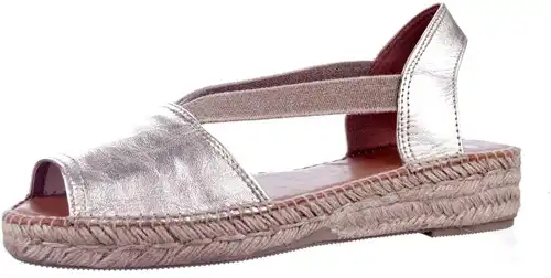 Etna Toni Pons platinum - maat 44 espadrille platinum - maat 44 Calandschoen