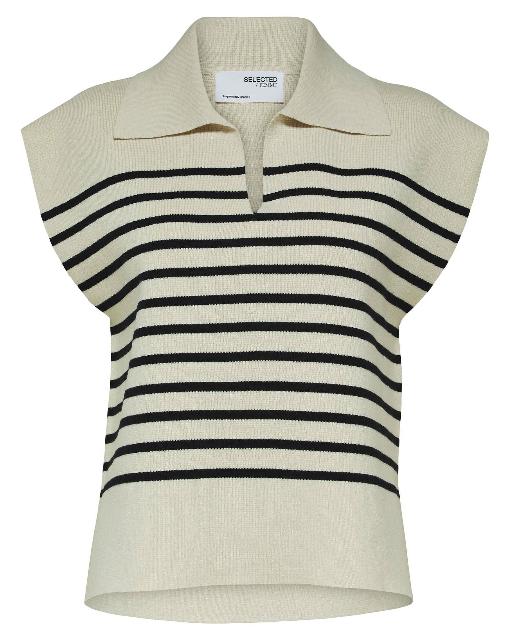 Selected Femme| Damen Pullover SLFLIVA KNIT  VEST  W Kurzarm