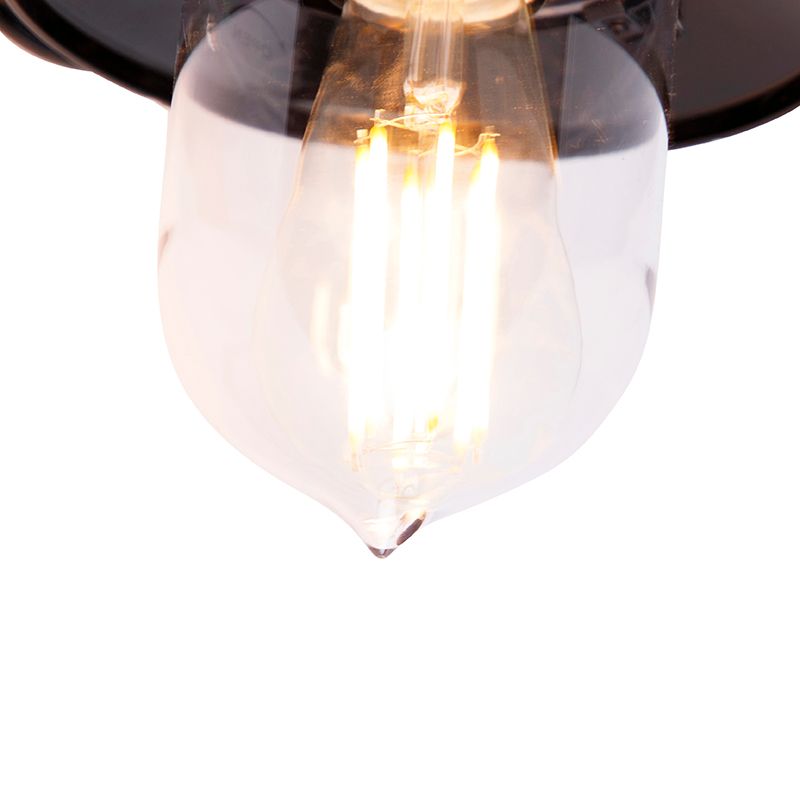 Klassieke buiten wandlamp zwart IP44 - Oxford