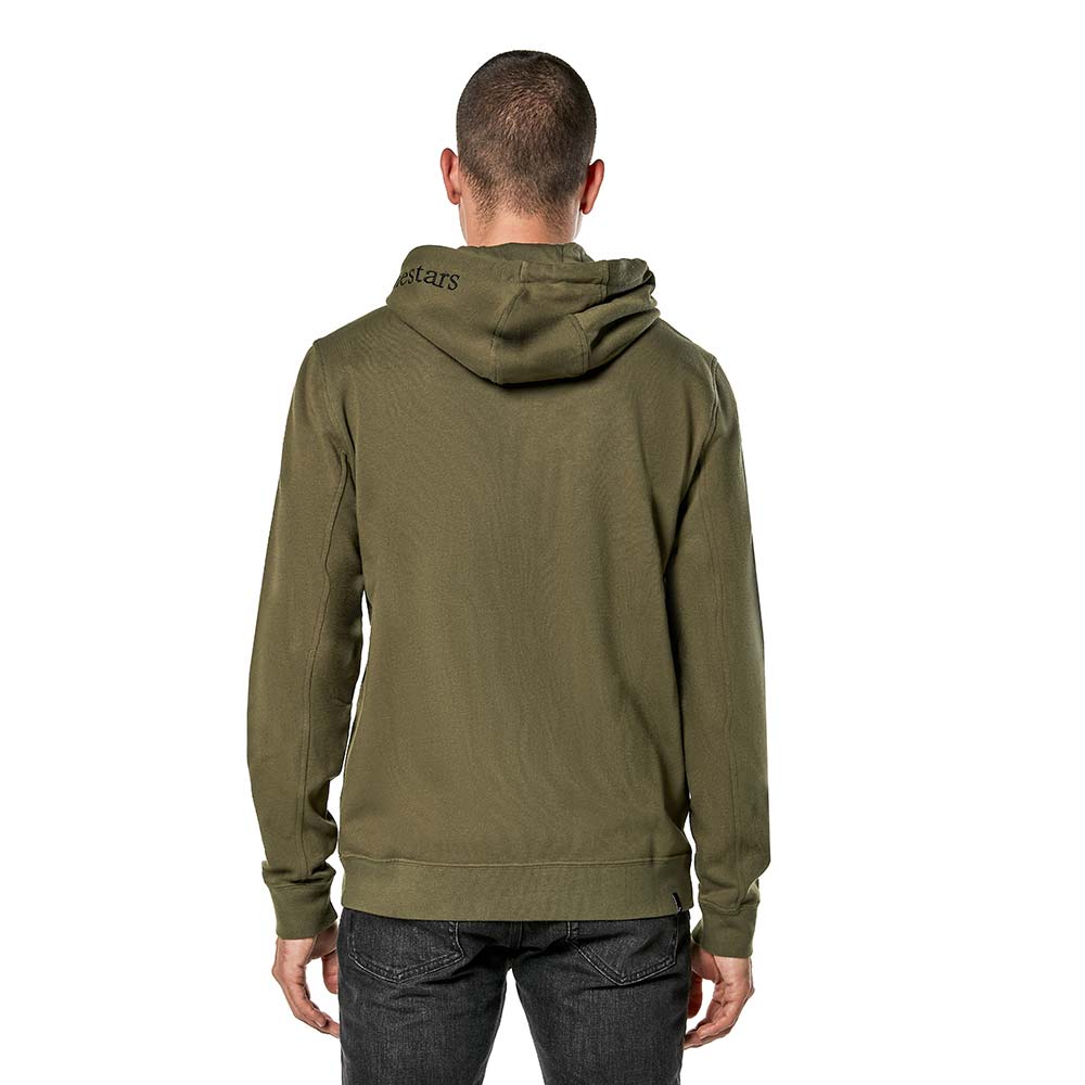 Alpinestars - Sweat zippé à capuche Quest Kaki