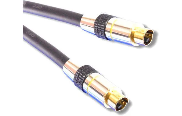 Câble S-Vidéo mini-Din HQ 4-Pin SVD Pro (5 m) Câbles S-Vidéo