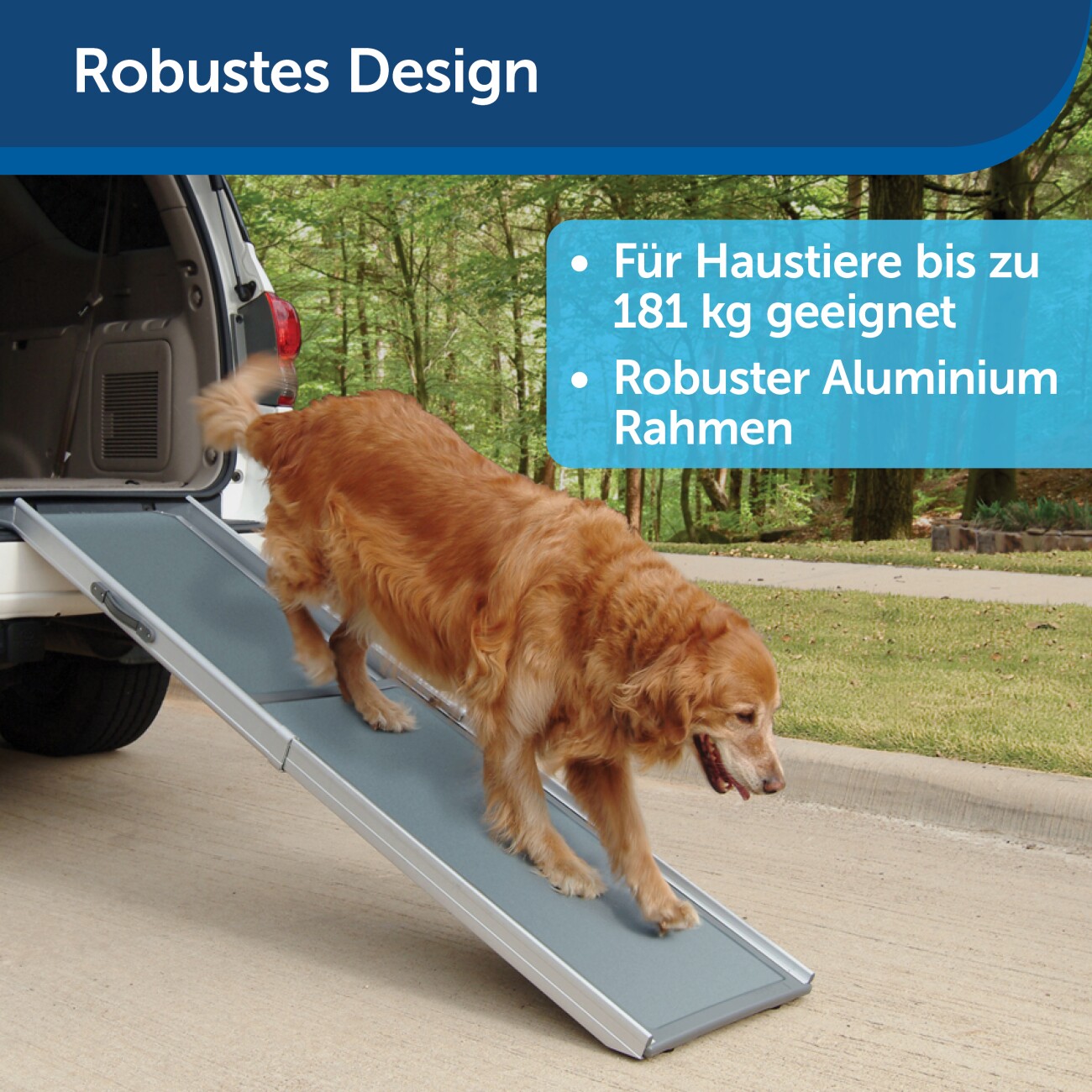 PetSafe Happy Ride Teleskop-Hunderampe L