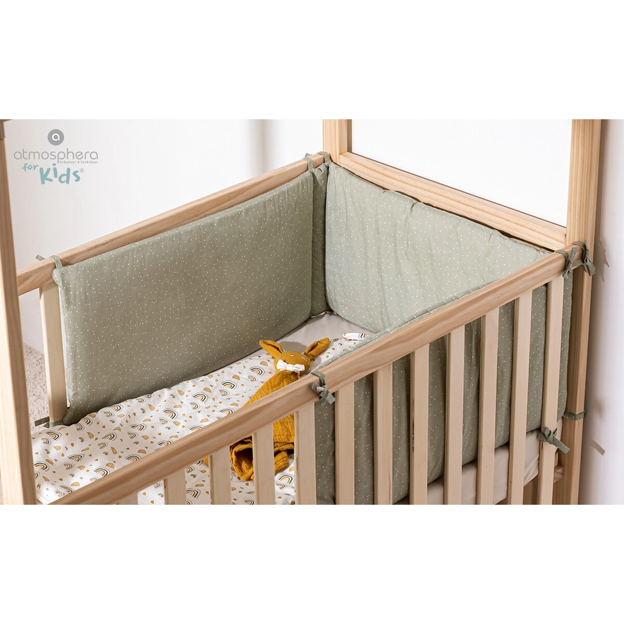 atmosphera for kids Bettnest Seladongrün 30 x 190 cm