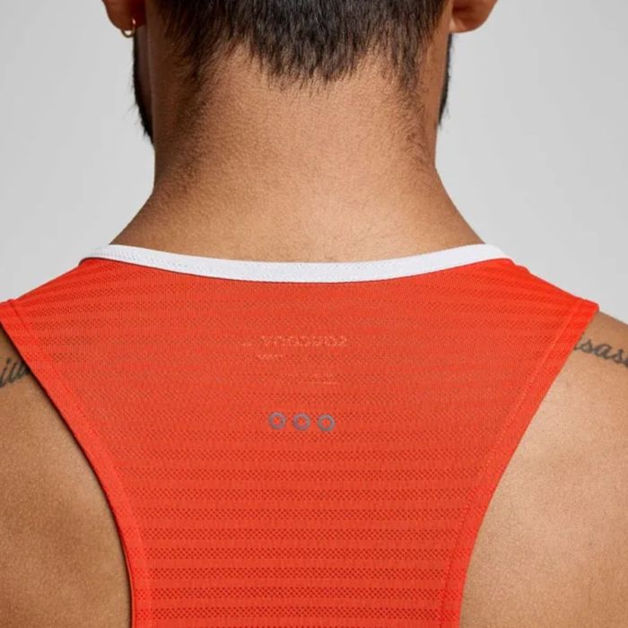 Saucony Herre Singletter Kinvara Tank Rød