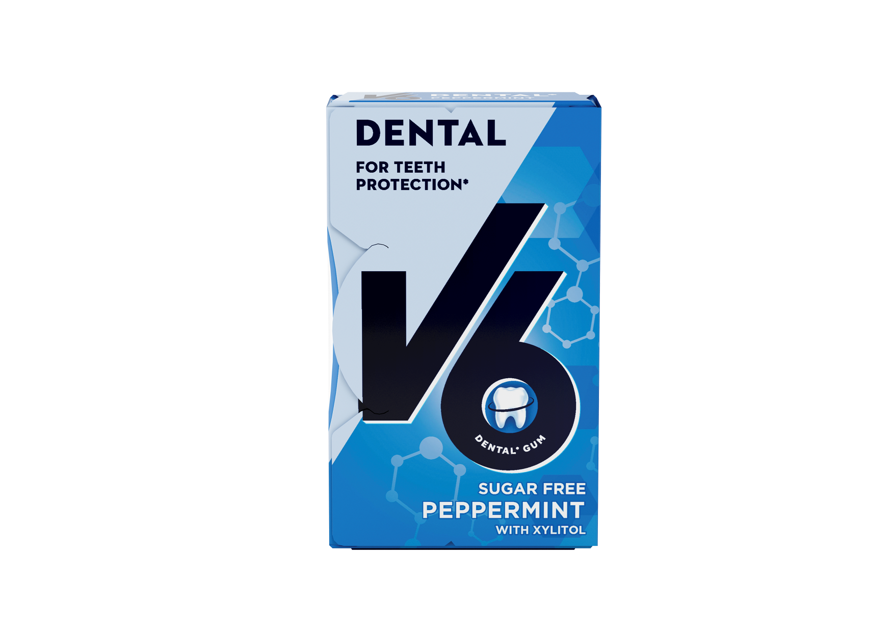 V6 Kaugummi Peppermint 10 Stk