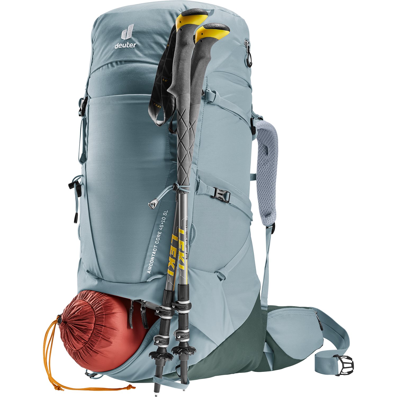 Deuter Aircontact Core 45+10 SL Backpack shale-ivy