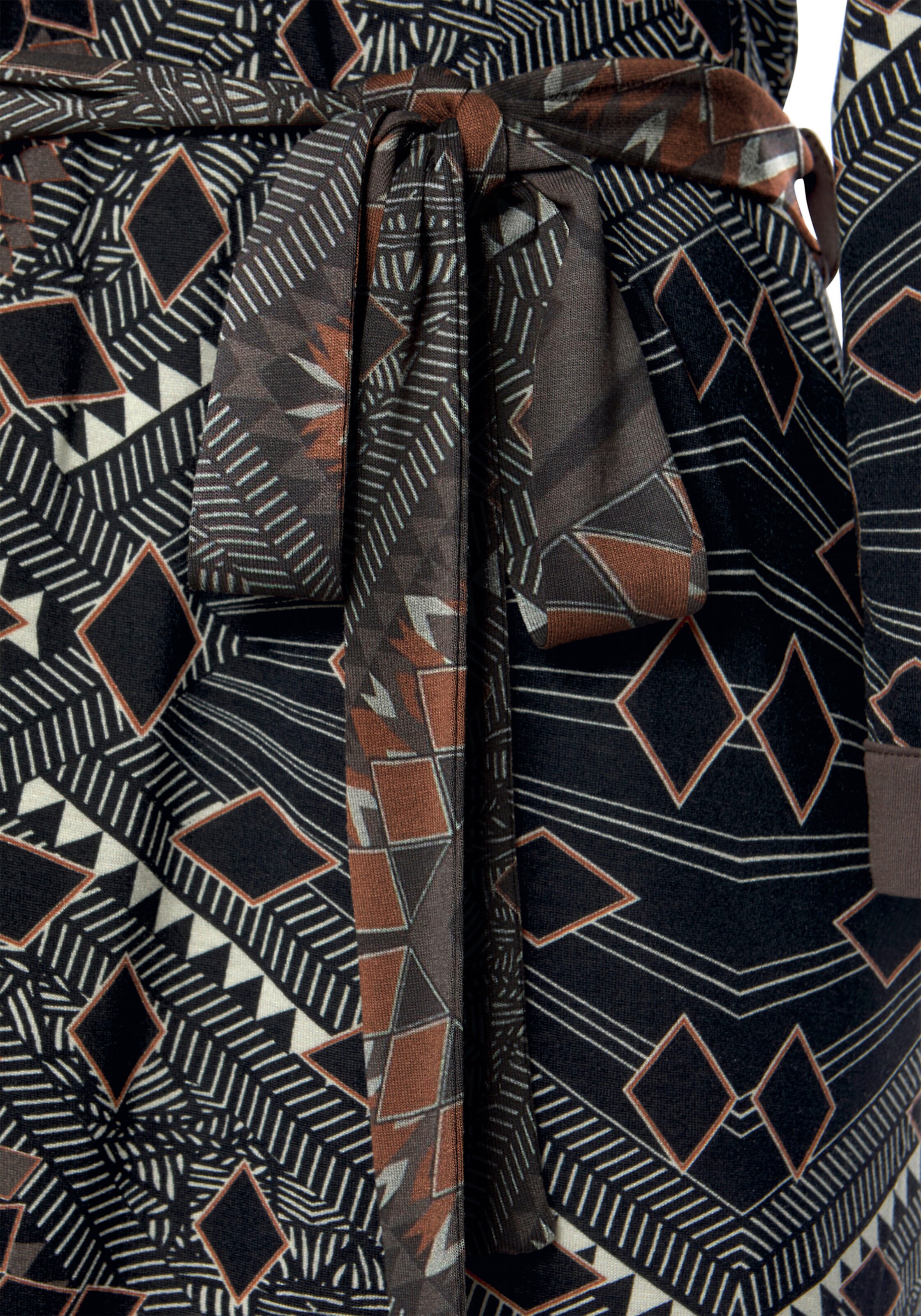 LASCANA Kimono in braun-gemustert