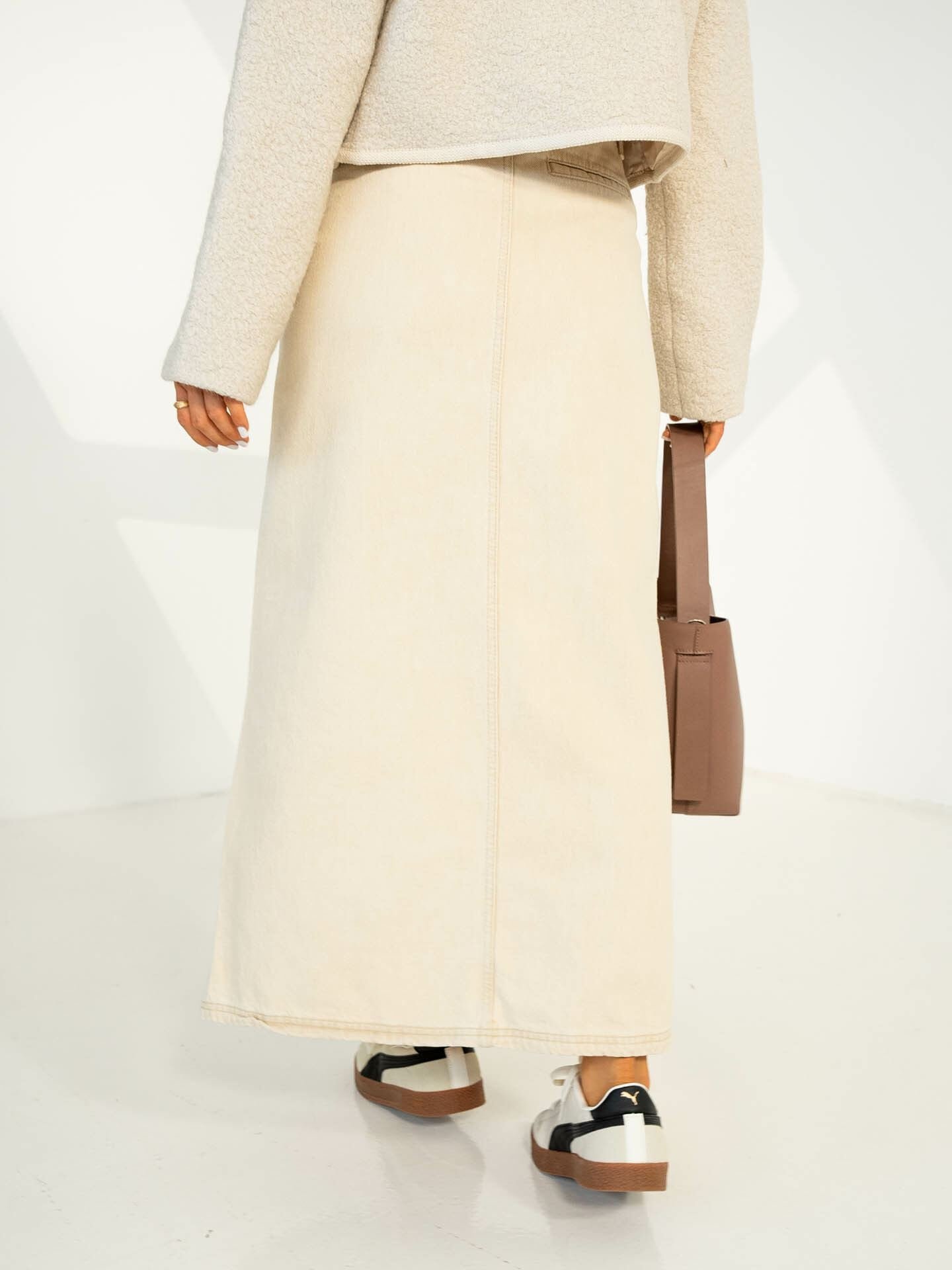 Phelina Ida High Waist Denim Skirt