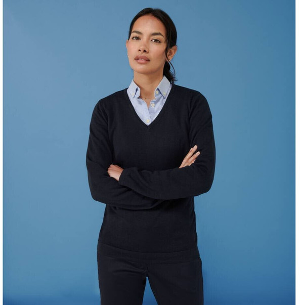 HENBURY HY721 - Pull Élégant Femme Col V Henbury Confort