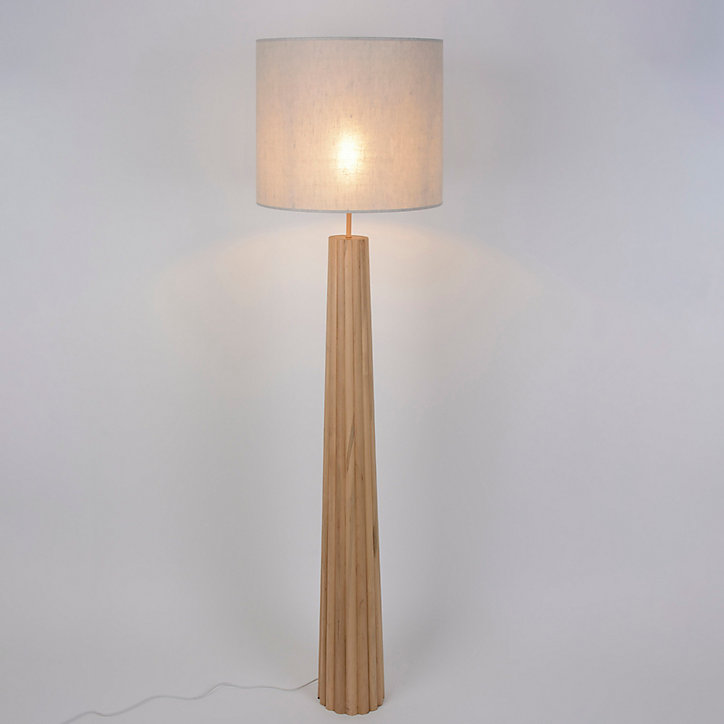 Lampadaire Marius 60W IP20 H.167 x Ø44 cm naturel Corep