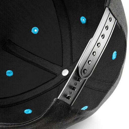 Boné/Viseira Beechfield Snapback, 2 cores, 5 painéis (pacote com 2)