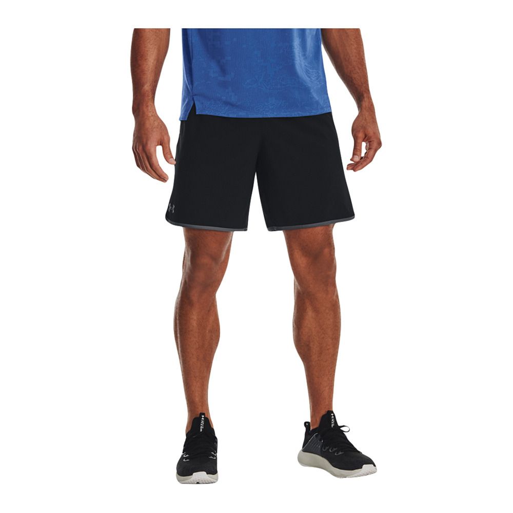 Under Armour UA HIIT WOVEN 8IN - Short Homme black/pitch gray