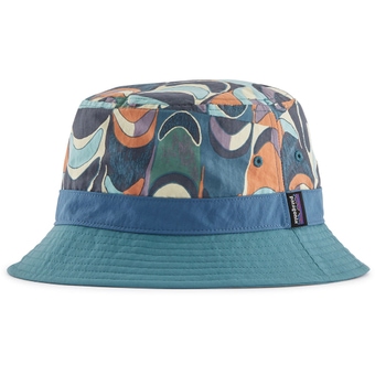 Patagonia Wavefarer Bucket  Hut Swallowtail Geo: Still Blue