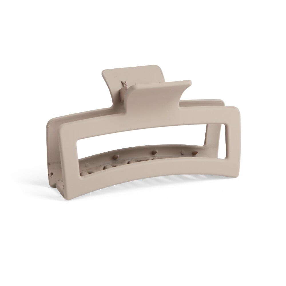 Pince à cheveux L13cm plastique beige