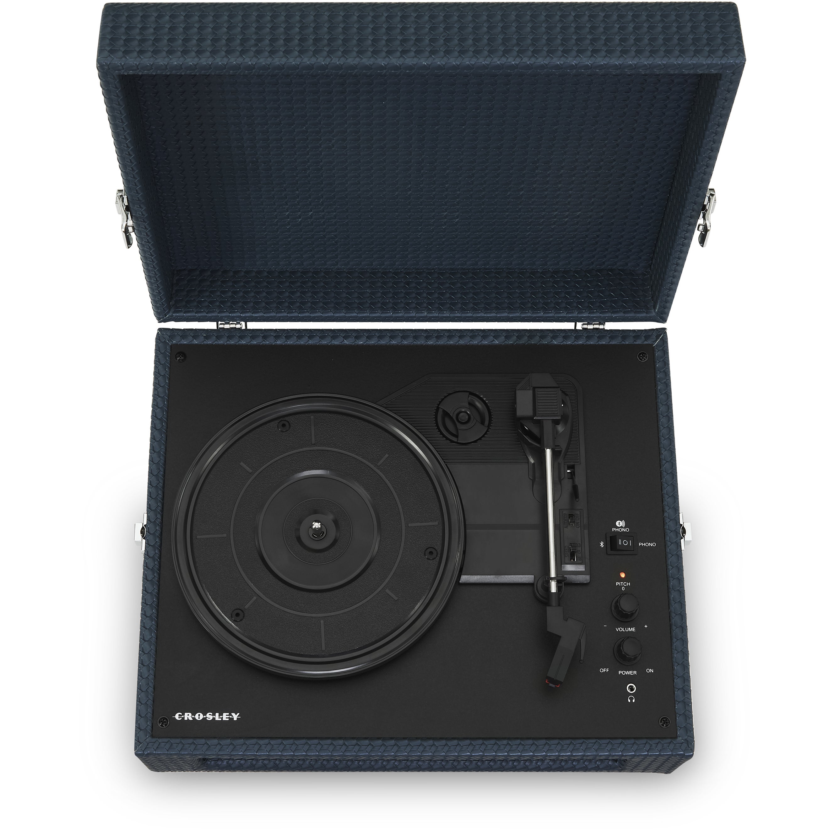 Crosley CR8017B-NV4 Voyager Navy platenspeler