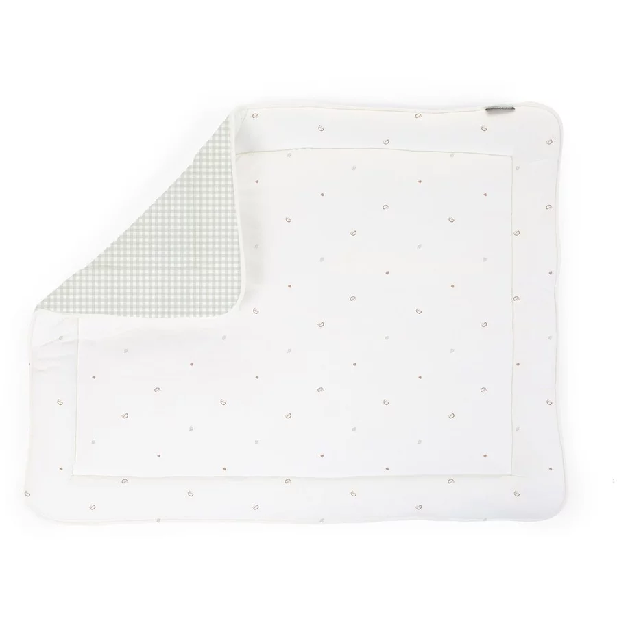 CHILDHOME Laufgittereinlage Vichy Wald 75 x 95 cm