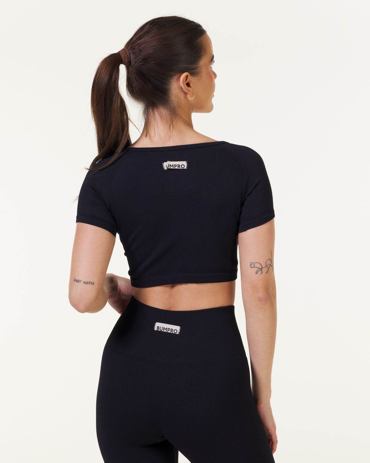 PERFECT RIB SET - Crop Tee + Shorts 5\