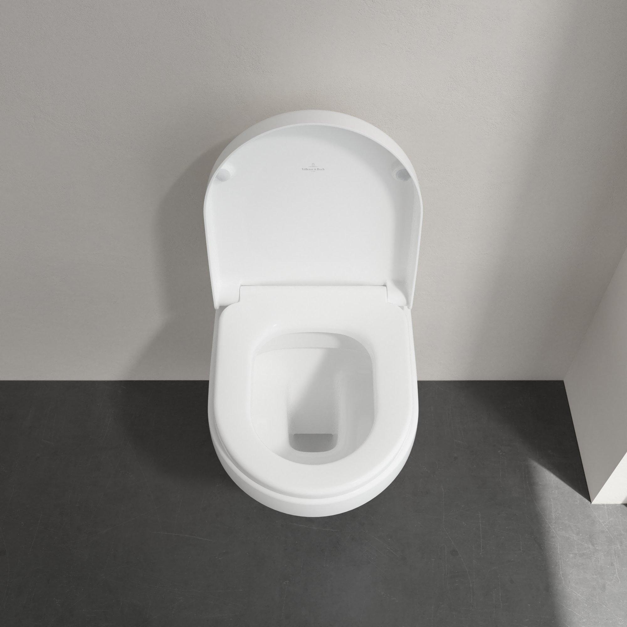Villeroy & Boch Architectura compact randloos toilet CeramicPlus ovaal wit glans