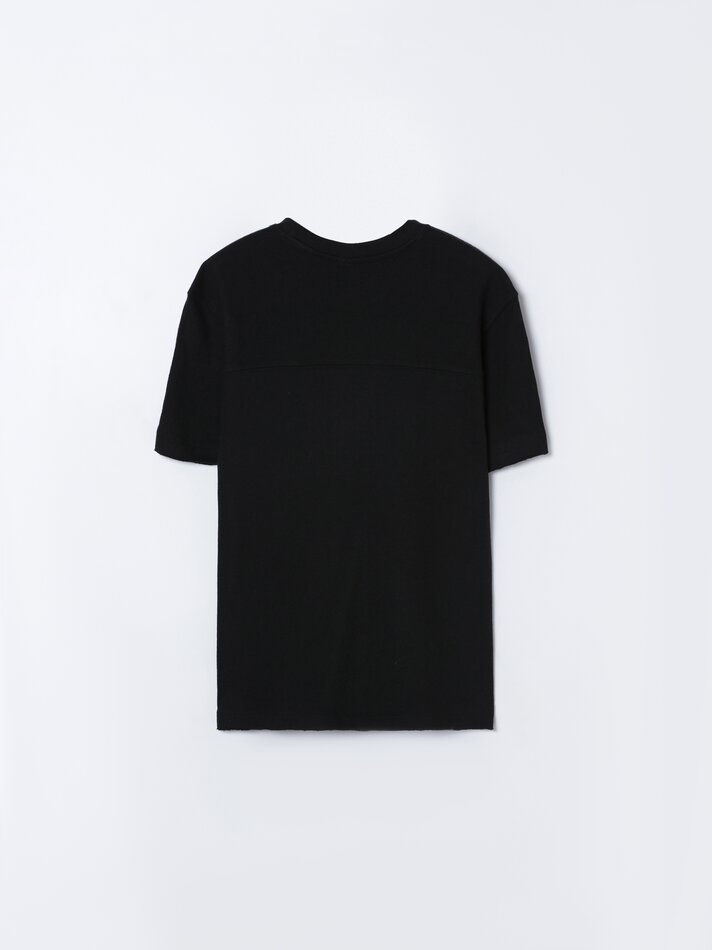 Camiseta rústica - Preta