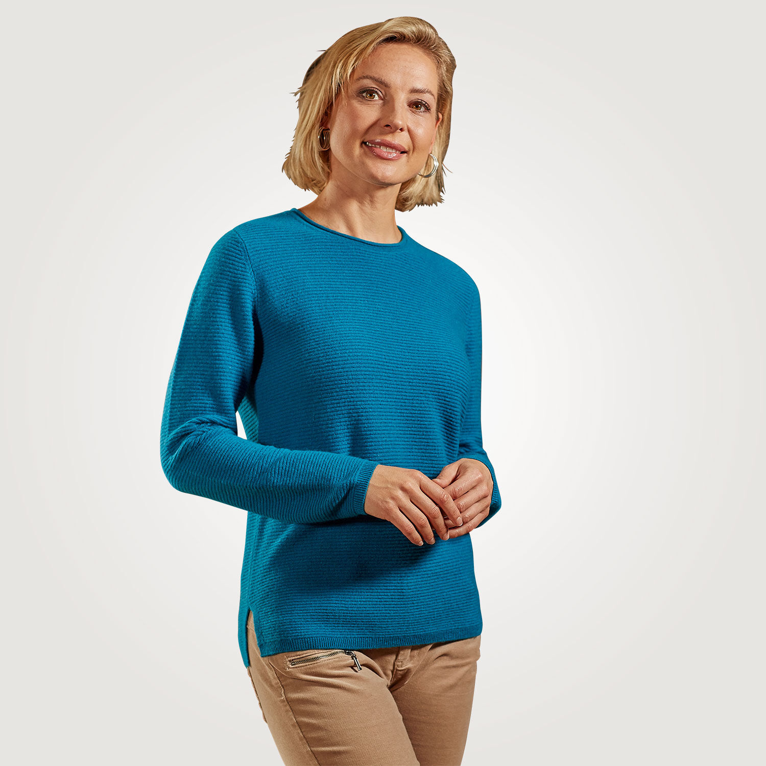 Pullover Damen aus Kaschmir GOTS-Zertifiziert