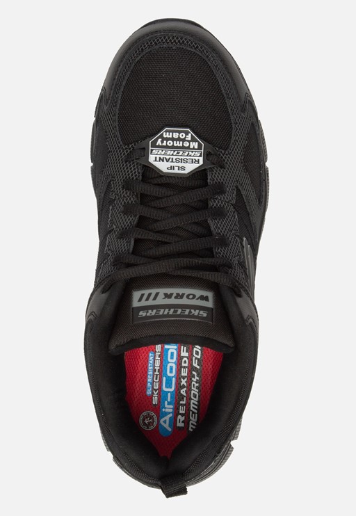 Skechers Work Telfin Sanphet SR werkschoenen zwart