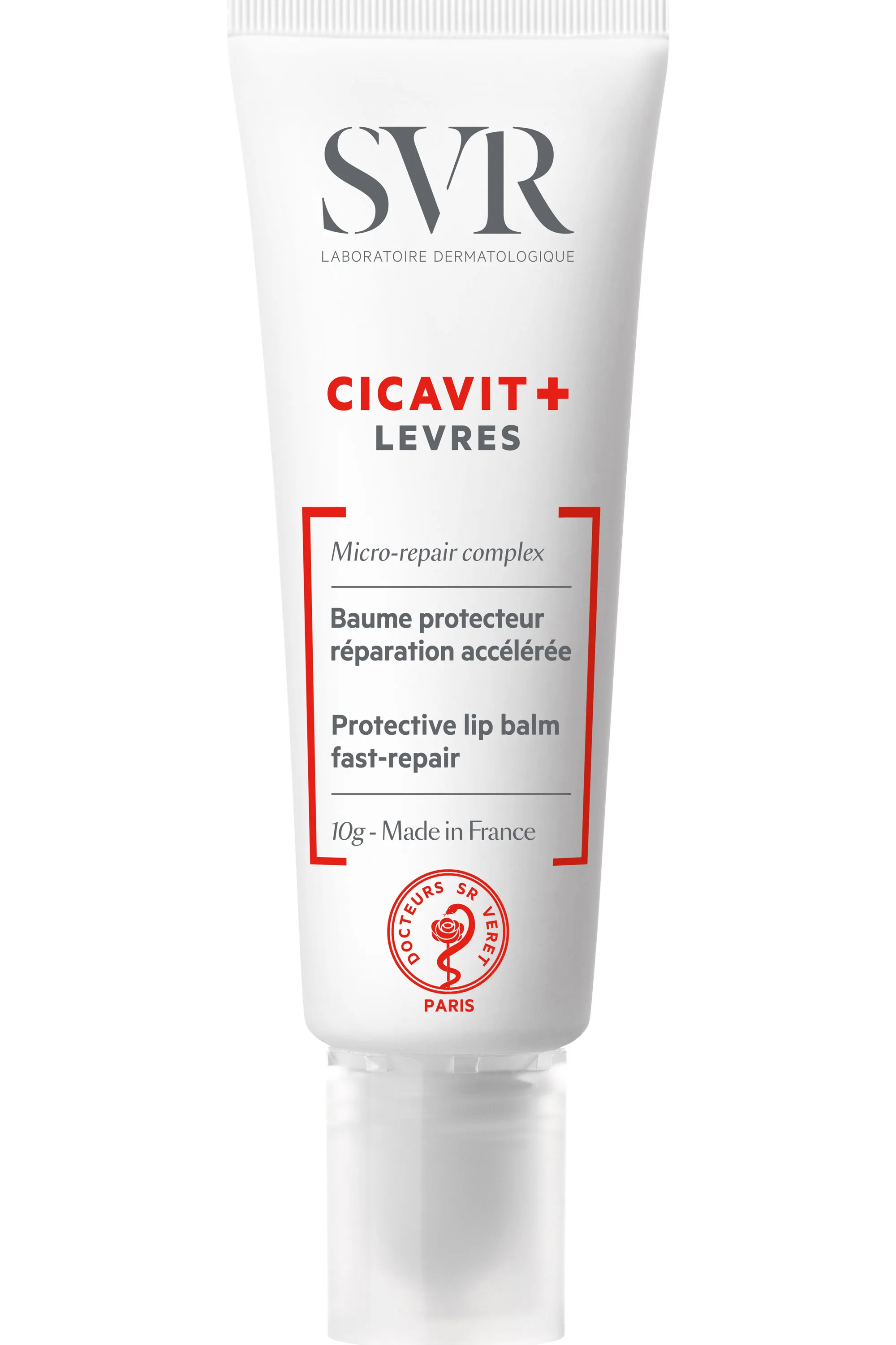 SVR Baume lèvres protecteur réparation accélérée Cicavit+-10 g