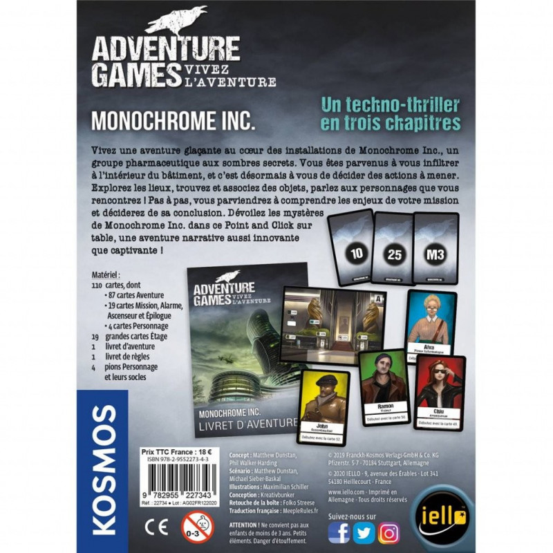 Adventure Games : Monochrome