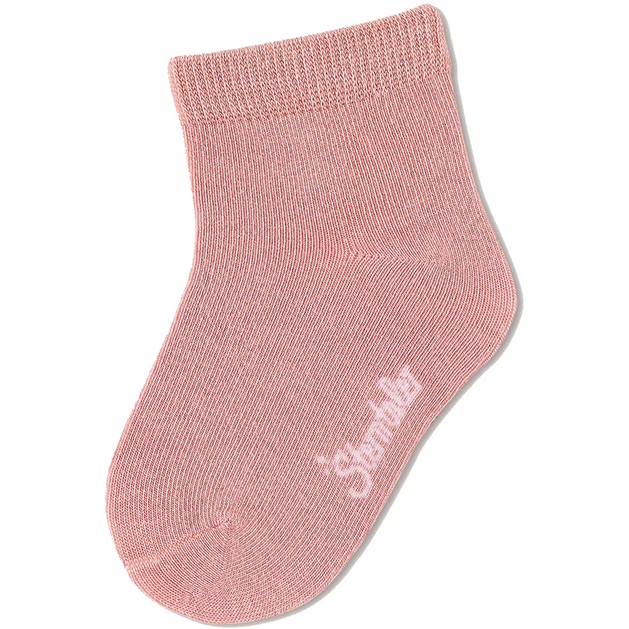 Sterntaler Sneaker-Söckchen uni, 3er-Pack zartrosa
