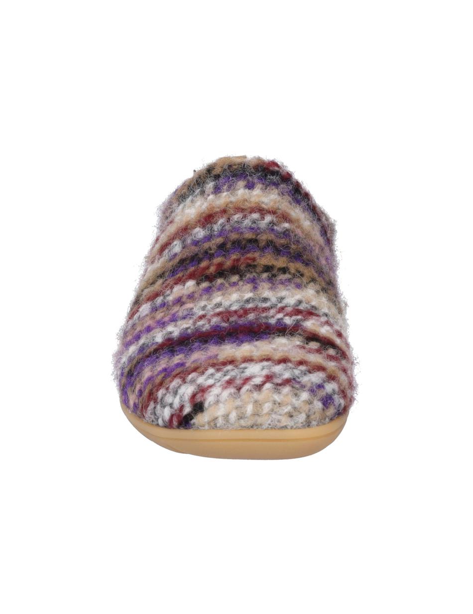 Hausschuh Cadiz 01, lila-multi