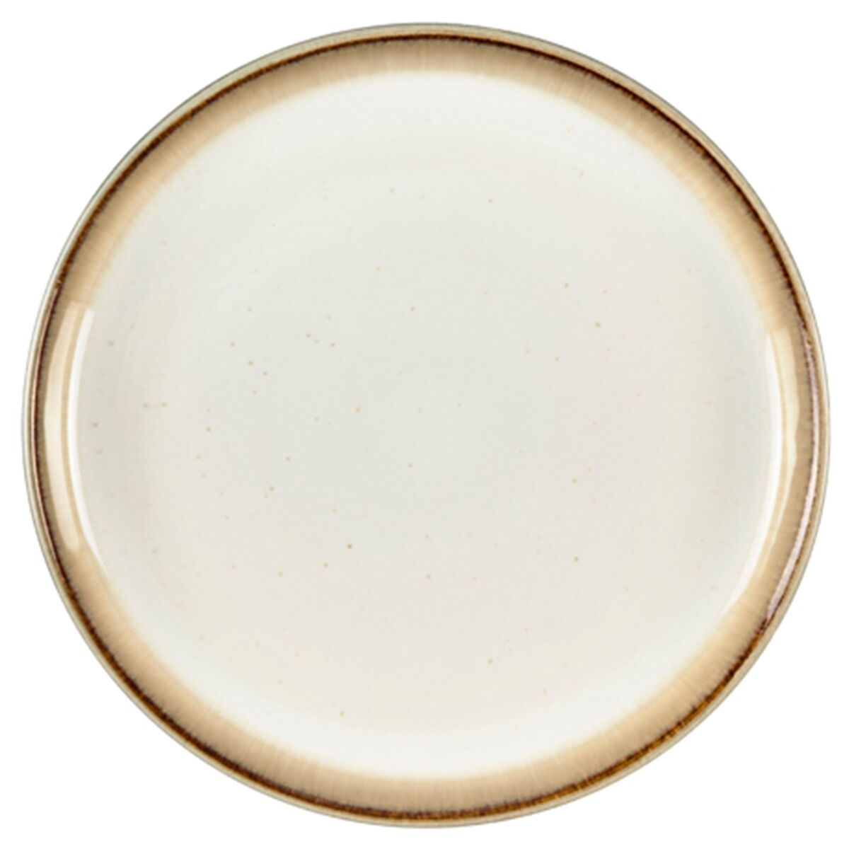 Gastro tallerken 17 cm, grå/kremhvit