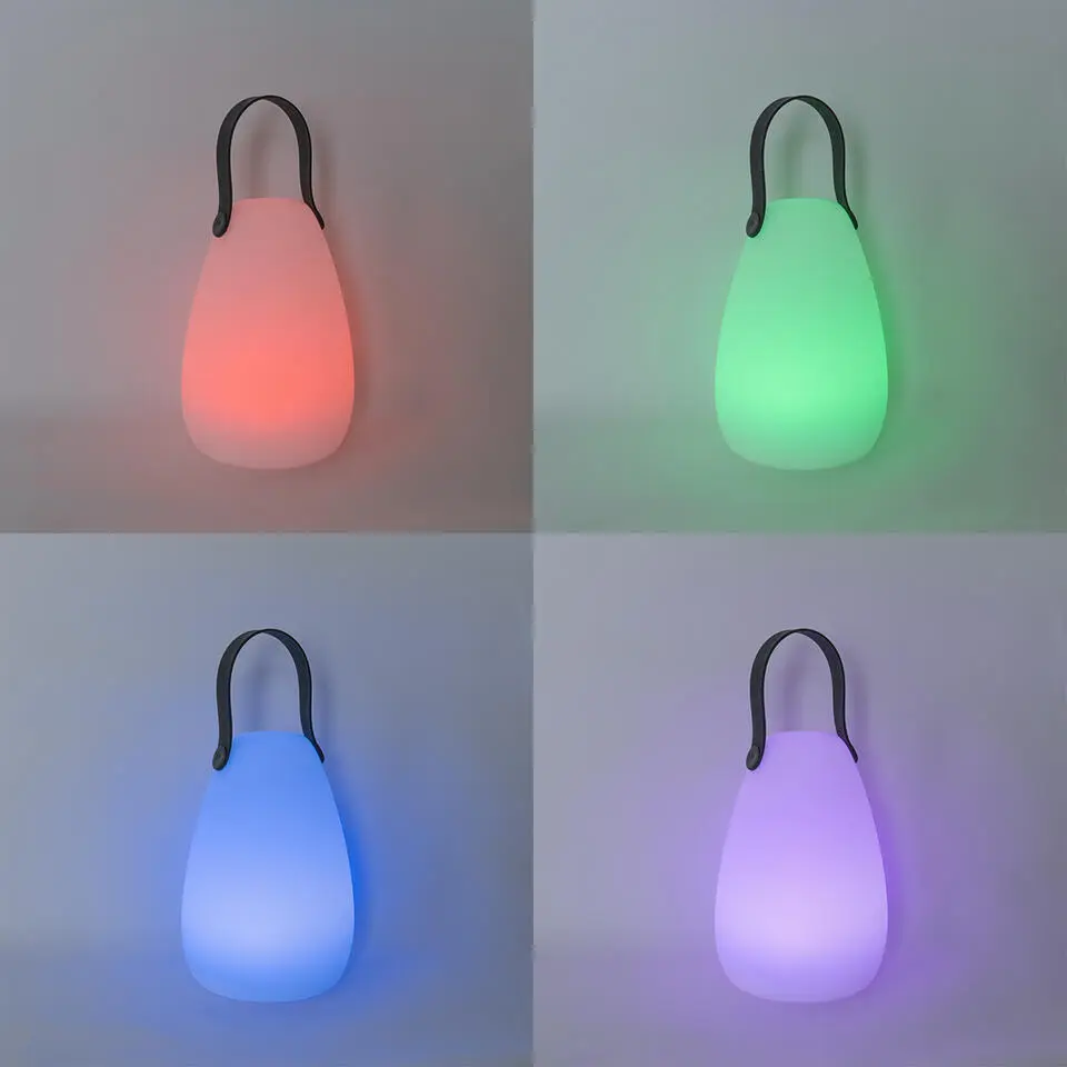 Qazqa tafellampen pion wit geïntegreerde led