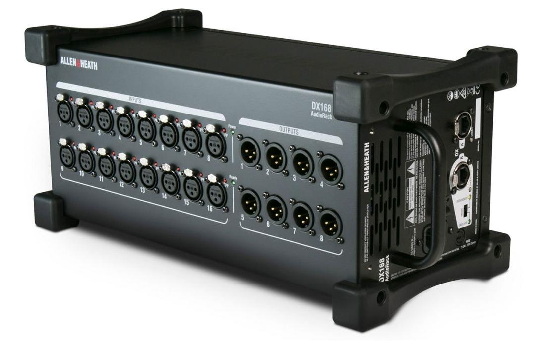 DX168 AudioRack<br>Tragbarer DX-Expander 16 XLR-Eingänge / 8 XLR-Ausgänge