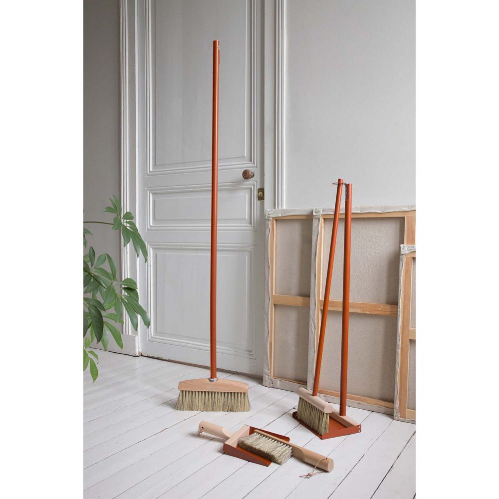 Coffret pelle et balayette clynk nature