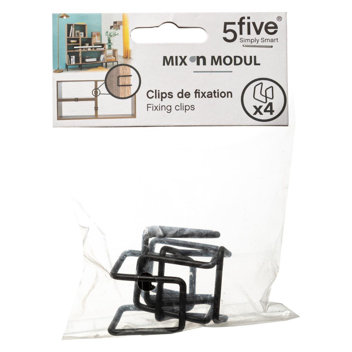 SET 4 CLIPS METAL ETAGERE MIX