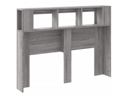 VIDAXL - Tête de lit à led sonoma gris 140x18,5x103,5 cm bois ingénie...