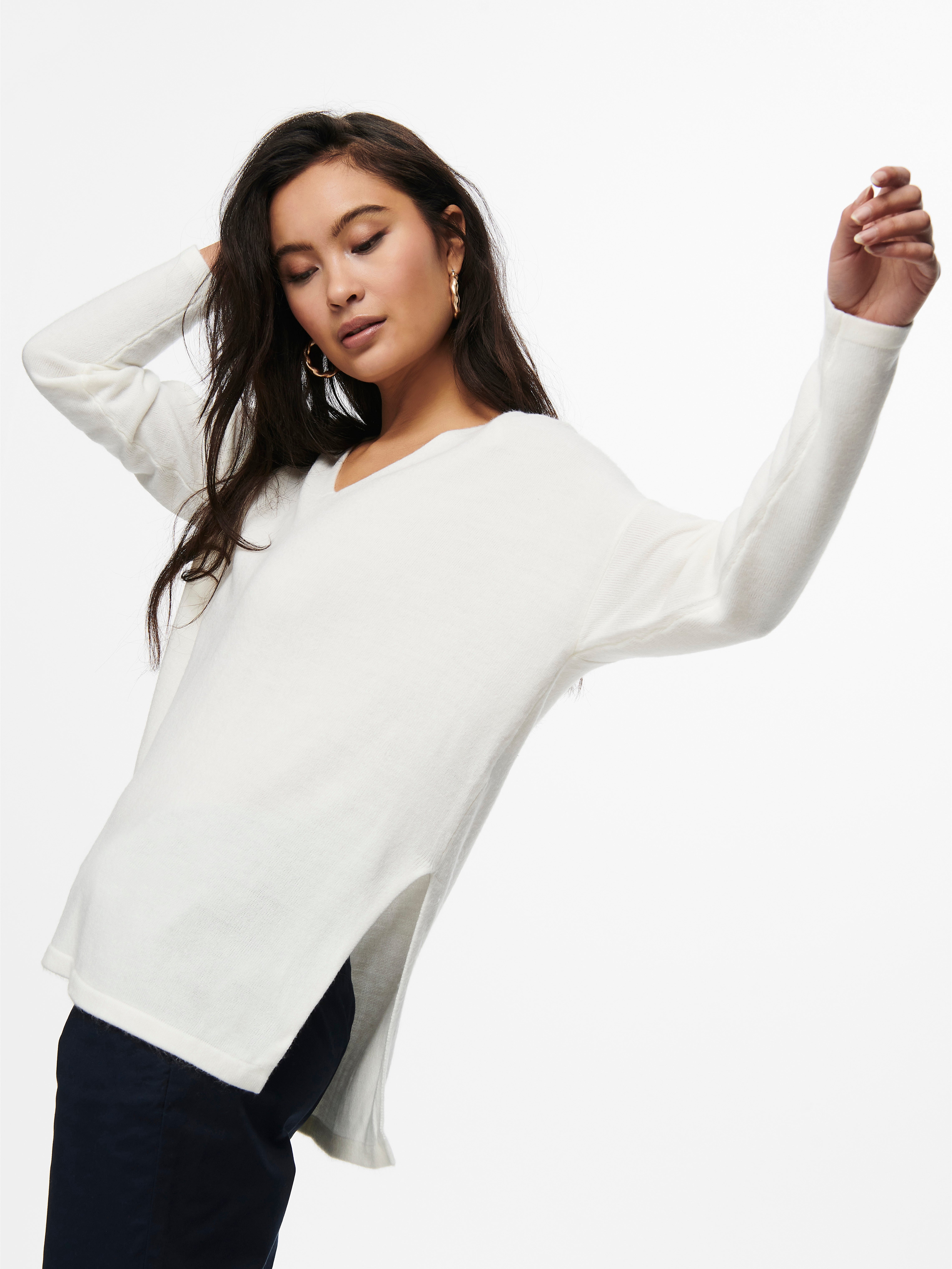 ONLAMALIA Strickpullover Cloud Dancer