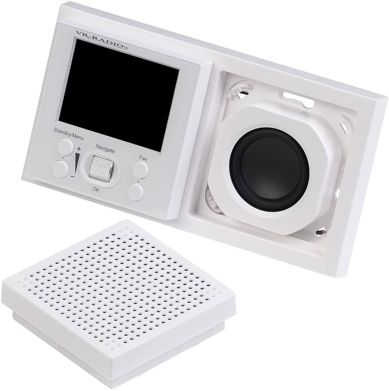 VR-Radio Unterputz-WLAN-Internetradio mit Bluetooth & Farbdisplay, DSP, App, MP3
