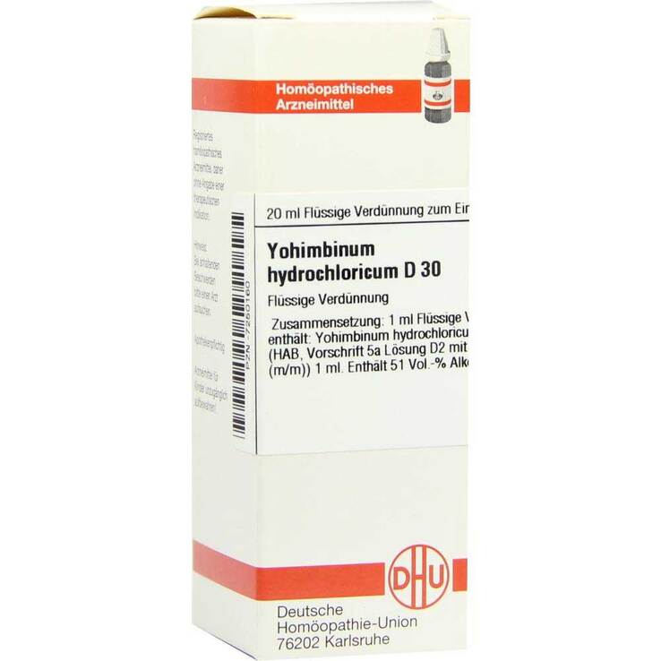 DHU Yohimbinum hydrochloricum D 30 Dilution, 20 ml
