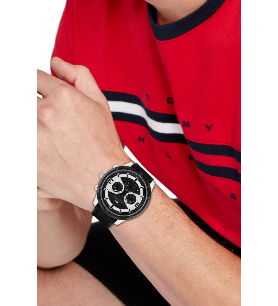 Relógio analógico Tommy Hilfiger Wild preto