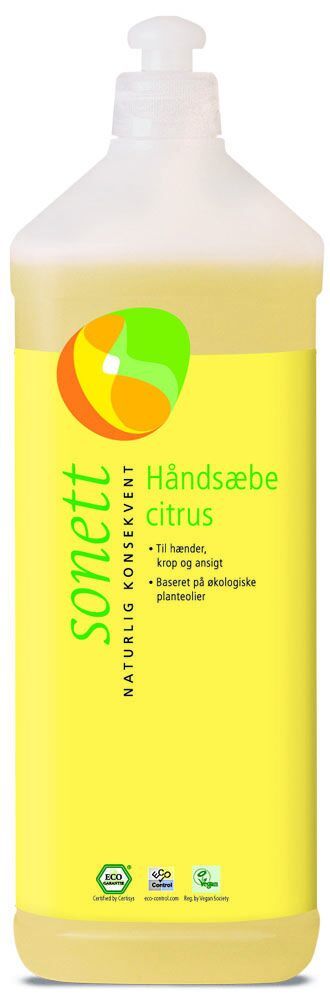 Sonett Håndsåpe Sitrus refill