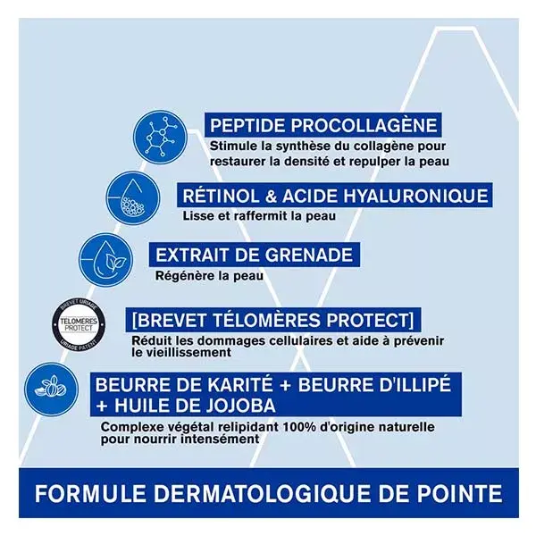 Máscara Noturna Nutritiva Redensificadora Antirrugas Uriage Age Absolu 50ml