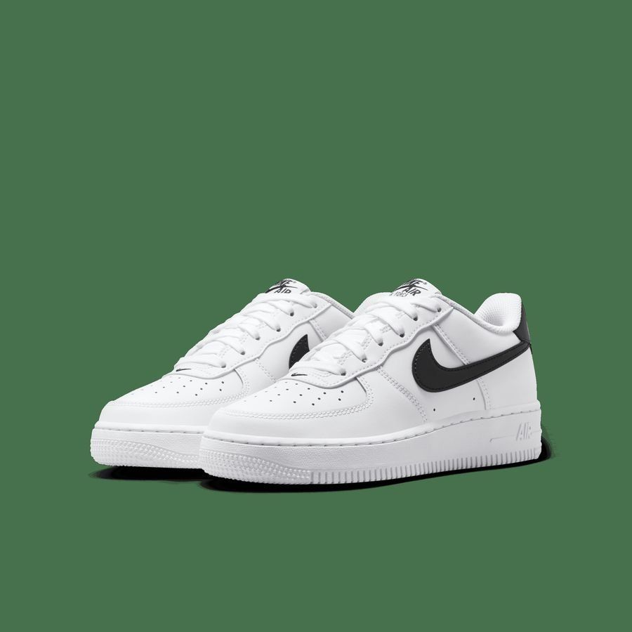 Nike Air Force 1 Big Kids' Shoes WHITE/BLACK