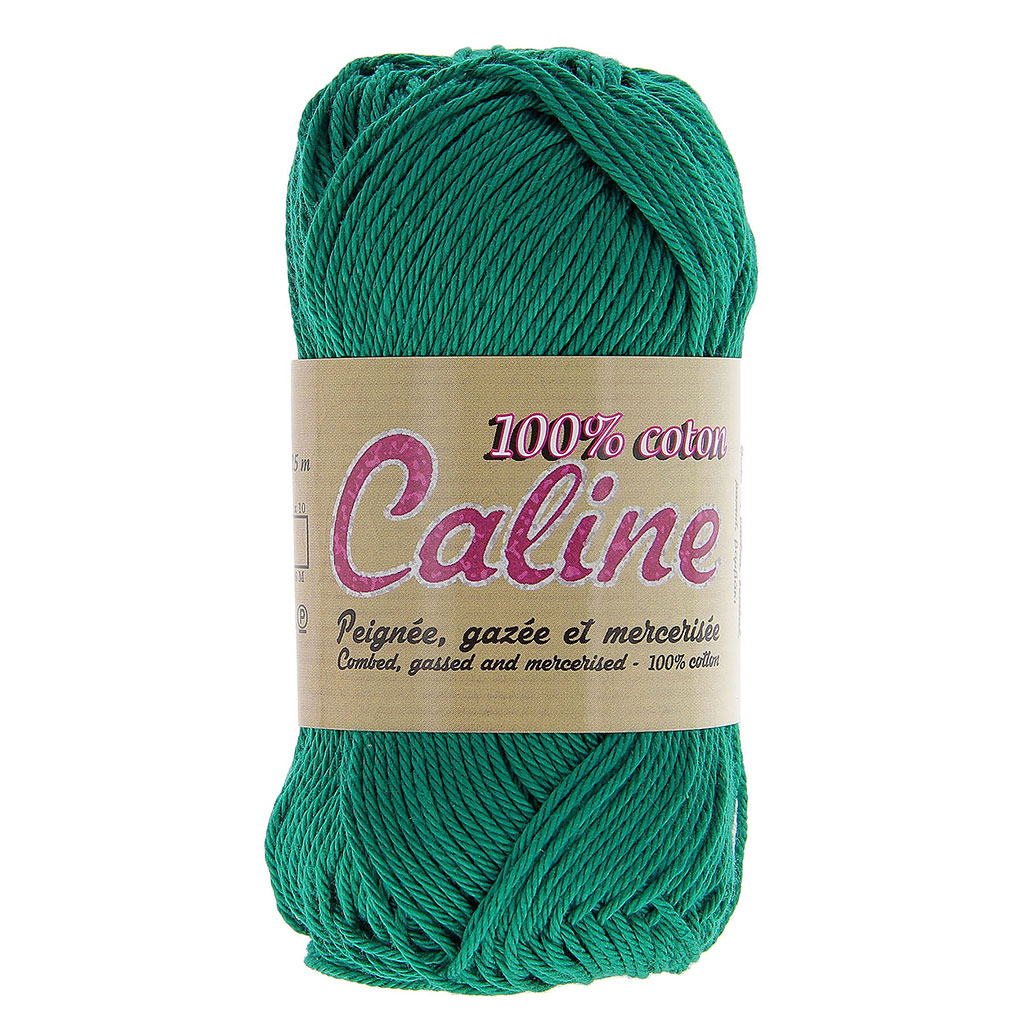 Pelote CALINE vert coton 50g