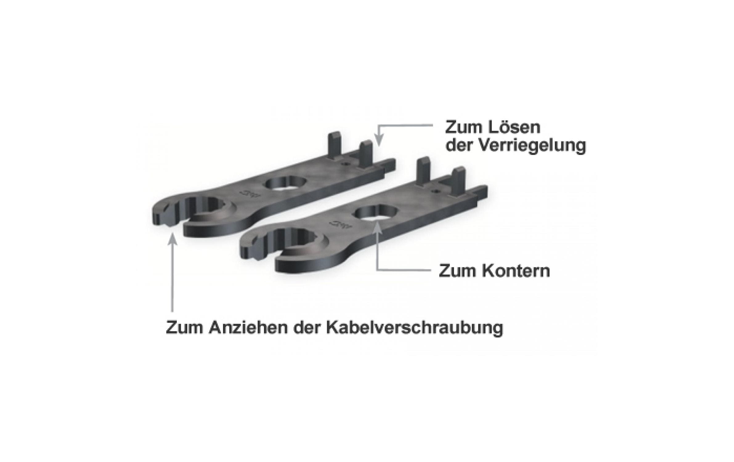 MC4 EntriegelungswerkzeugMontage- und Entriegelungsschlüssel MC4