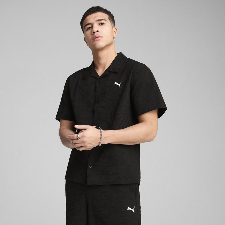 Puma WARDROBE ESS Relaxed Seersucker-Shirt