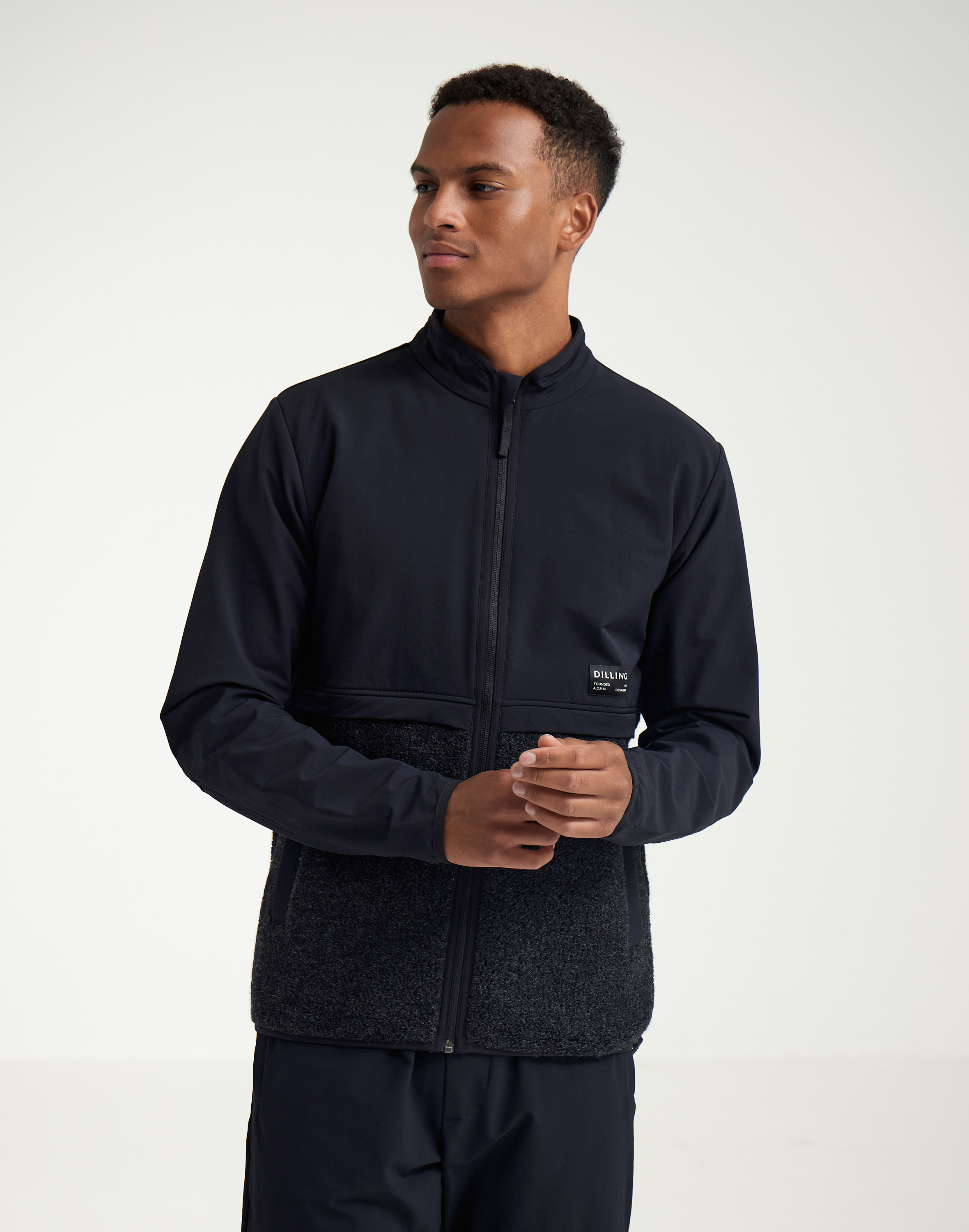 Softshell jas van teddywol voor heren - Gratis Verzendi